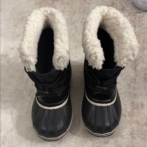 Sorel Black Winter Yoot Pac Kids Boots See Description